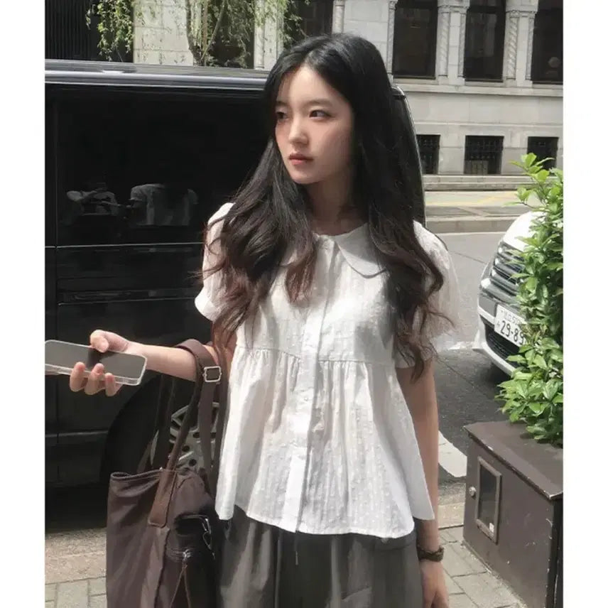 [BUNJANG] Mori Look Tokyo Blouse / 에이블리 모리룩 도쿄 블라우스