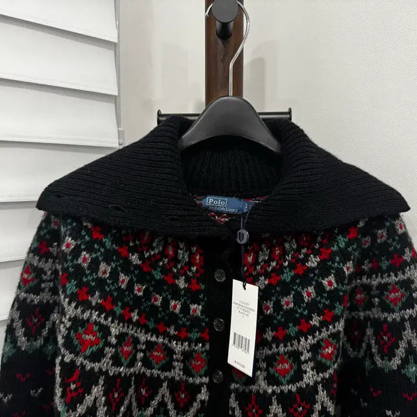[BUNJANG] Polo Ralph Lauren Fair Isle Shawl Collar Knit Cardigan (New with Tags) / 폴로 랄프로렌 페어아일 숄카라 니트 가디건 (택달린 새상품)