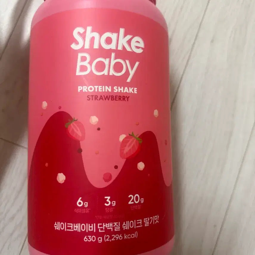 [BUNJANG] Shake Baby Protein Shake Strawberry Flavor 630g / 쉐이크베이비 단백질 쉐이크 딸기맛 630g (3/2남음)
