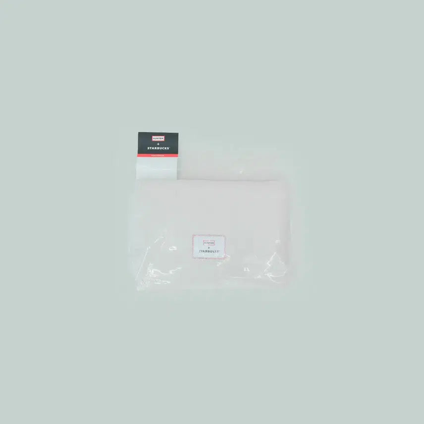 [BUNJANG] Starbucks x Hunter Light Rain Poncho Ivory / 스타벅스 X 헌터 라이트 레인 판초 아이보리