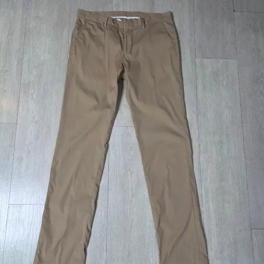 [BUNJANG] Lacoste Cotton Blend Men's Pants Size 32 Camel Beige / (상태좋음)라코스테 면혼방 남성바지(32)