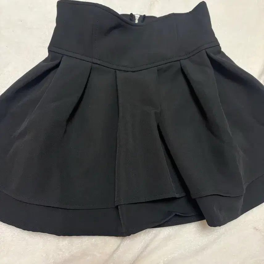 [BUNJANG] Michelle Macaron Skirt Black XS / 미셸 마카롱 스커트 블랙 xs