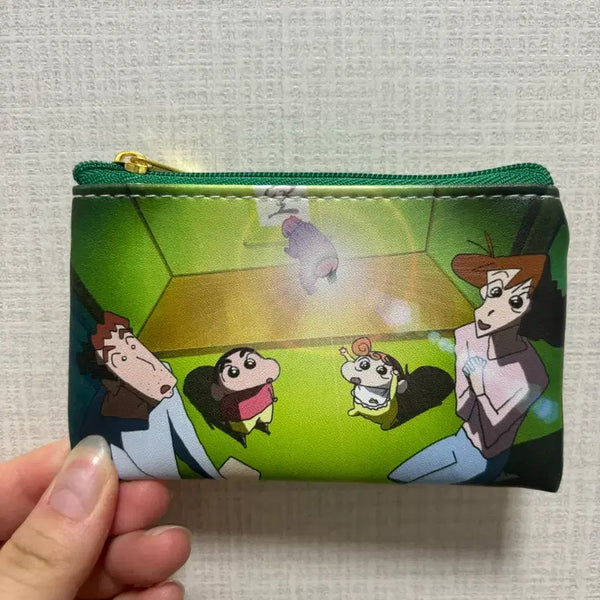 [BUNJANG] Crayon Shin-chan Movie Series Mini Flat Pouch (Operation 3 Minutes) / 짱구는 못말려 극장판 시리즈 미니 플랫 파우치(3분 대작전)