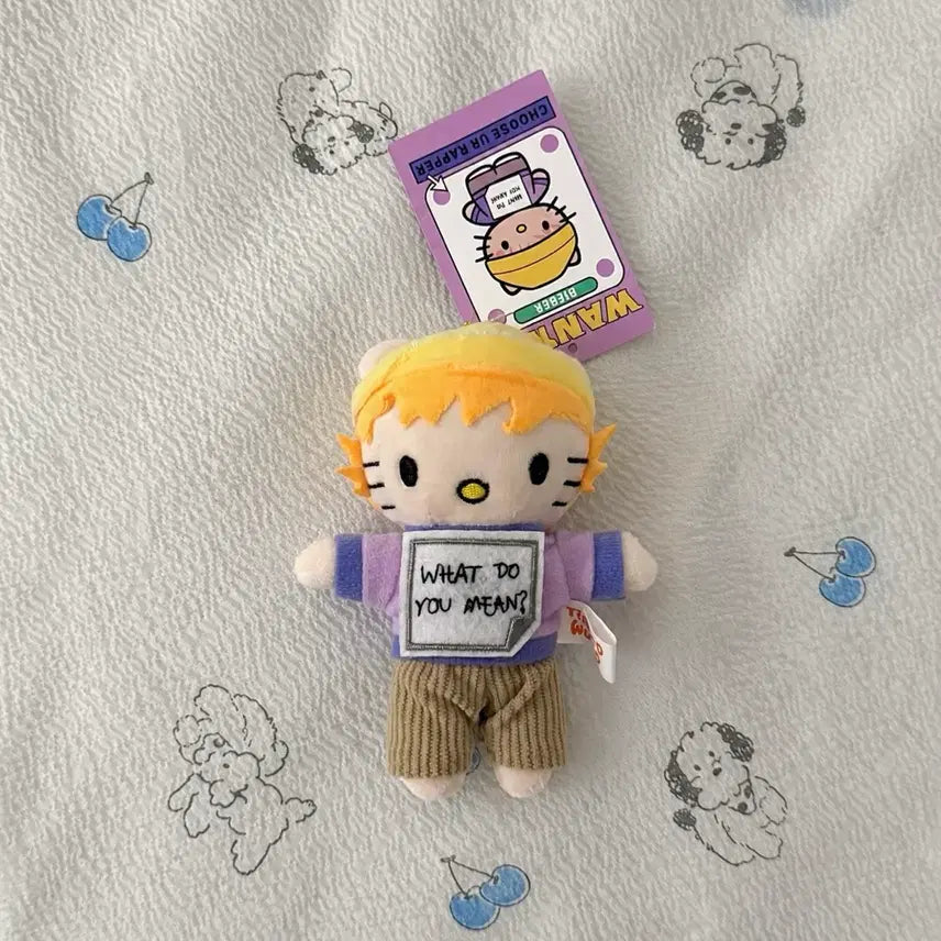 [BUNJANG] Justin Bieber Kitty Collaboration Keyring / (새상품) 저스틴비버 키티 콜라보 키링 인향