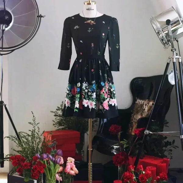 [BUNJANG] MilkCocoa Floral Mini Dress / 밀크코코아 플라워 미니원피스