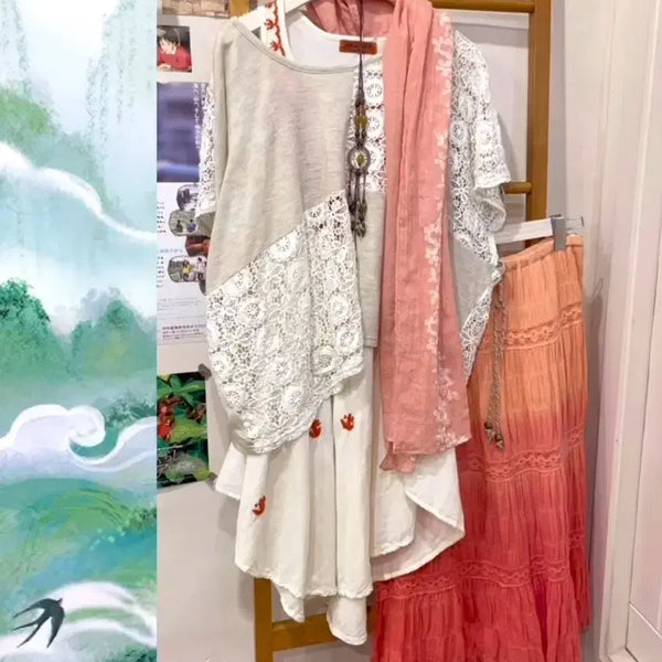 [BUNJANG] Inuyasha Kagome Mori Girl Coordinate Set / 이누야샤 금강st 아유이유우 모리걸 코디셋
