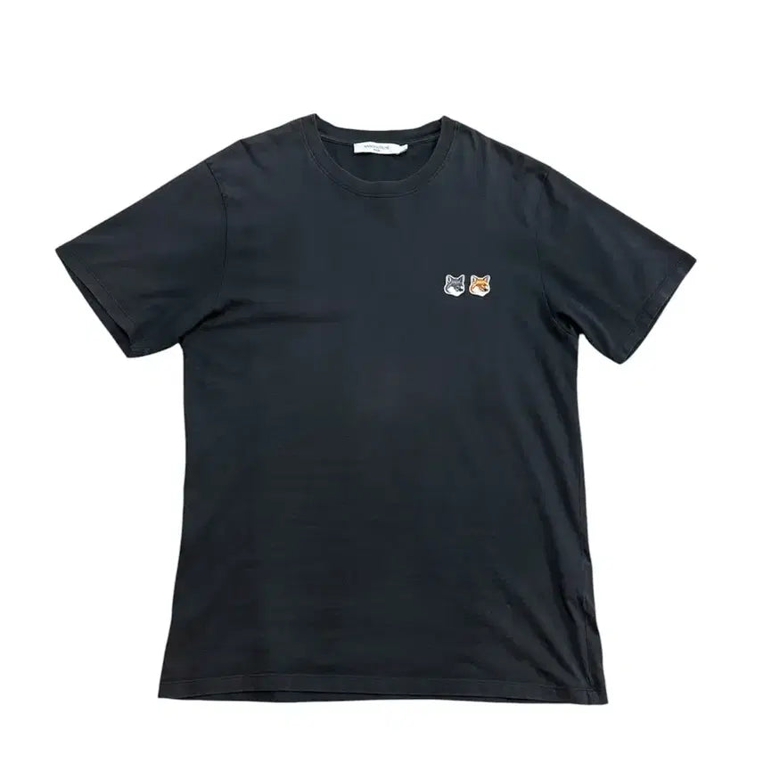 [BUNJANG] Maison Kitsuné Charcoal Short Sleeve T-Shirt L / 메종키츠네 반팔 티셔츠 차콜