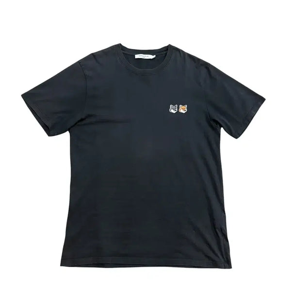 [BUNJANG] Maison Kitsuné Charcoal Short Sleeve T-Shirt L / 메종키츠네 반팔 티셔츠 차콜