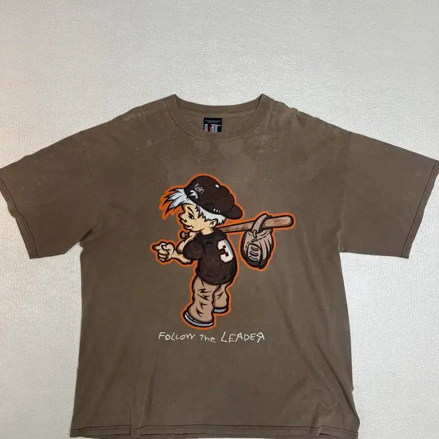 [BUNJANG] Korn Follow the Leader 1998 Lil Slugger Graphic T-Shirt XL / 90s 빈티지 korn 팔로우더리더 페이딩티셔츠 XL