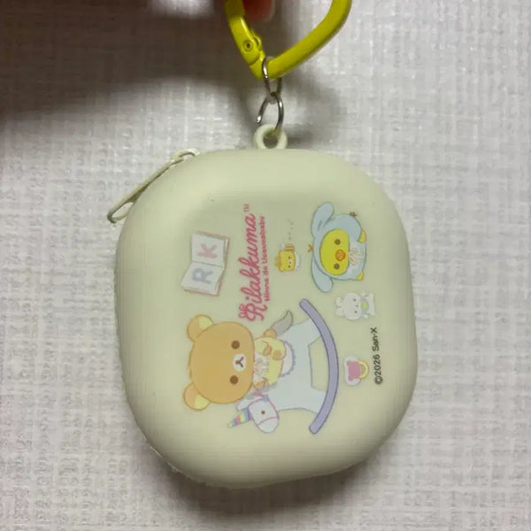 [BUNJANG] Rilakkuma Silicone Mini Pouch Keyring / 리락쿠마 실리콘 미니 파우치 키링