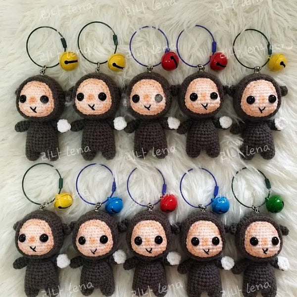 [BUNJANG] Handmade "Kkeomeoksari" Keychain / 키링