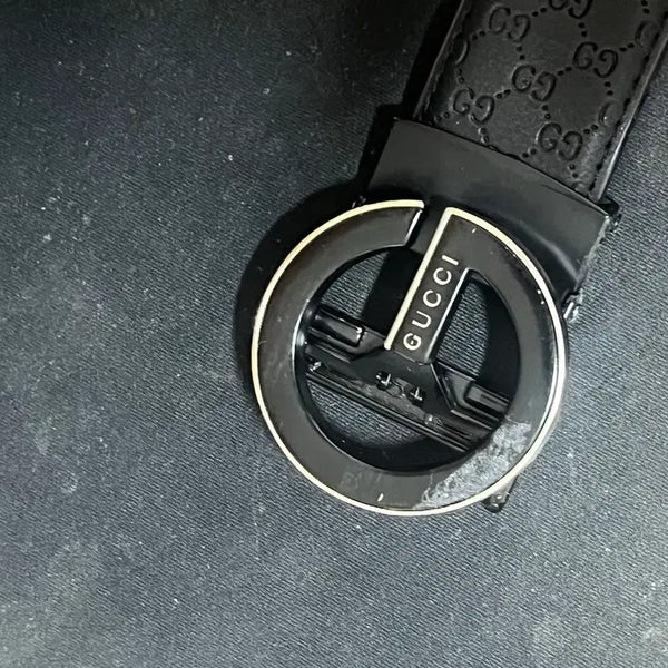 [BUNJANG] Gucci Interlocking G Buckle Belt (Old Model) / 구찌 인터로킹 G버클 벨트 (구형)
