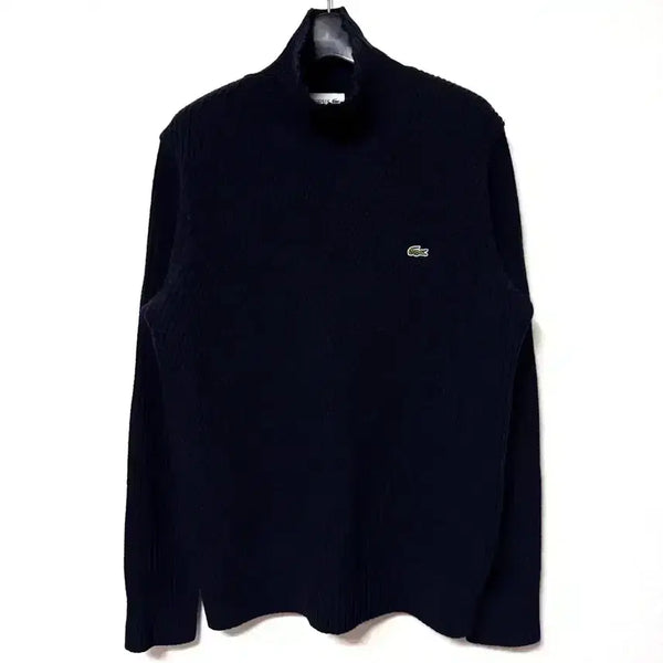 [BUNJANG] Lacoste Wool Turtleneck Knit Sweater / [M,95]라코스테 목폴라 터틀넥 울 니트 스웨터 곤색