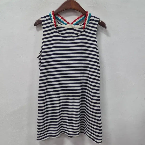 [BUNJANG] Heart Market Striped Sleeveless Knit Top / heart Market 단가라 나시 슬리브리스