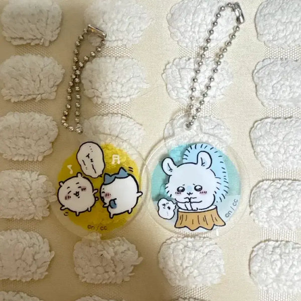 [BUNJANG] Chiikawa Hachiware Momonga Acrylic Keyring Bundle Set / 치이카와 하치와레 모몽가 아크릴 키링 일괄