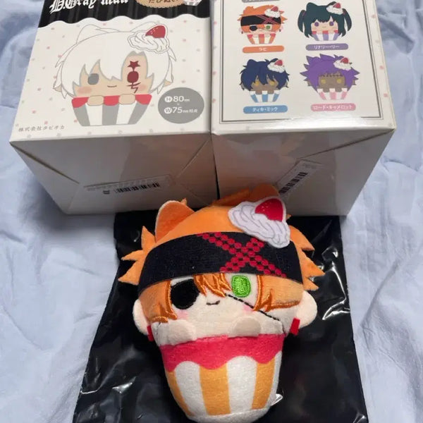 [BUNJANG] D.Gray-man Cupcake TapyNui Keyring Plush Ravi / [디 그레이맨] 컵케이크 타피누이 키링 인형 라비