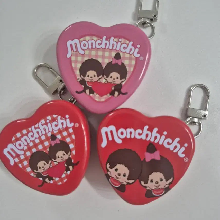 [BUNJANG] Monchhichi Dubai Heart Chocolate Tin Set / [3종일괄]몬치치 두바이 하트 초코틴