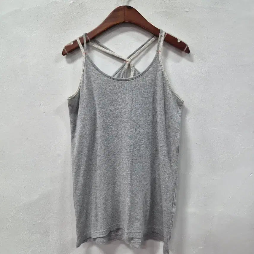 [BUNJANG] Heart Market Grey Sleeveless Top / Heart Market 그레이 민소매 나시 슬리브리스
