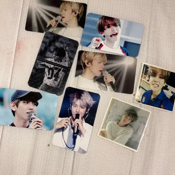 [BUNJANG] Baekhyun Photocard and Sticker Set / 백현 포카,스티커