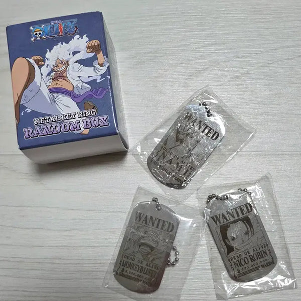 [BUNJANG] One Piece Nika Luffy, Nami, Robin Metal Keyring Set / 원피스 메탈키링 니카루피,나미,로빈 3종 일괄