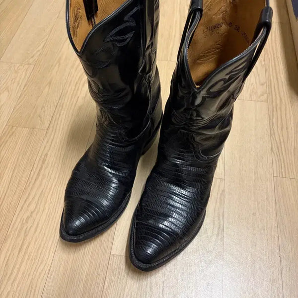 [BUNJANG] Lucchese Handmade Lizard Western Boots / 루체스 핸드메이드 도마뱀 웨스턴 부츠