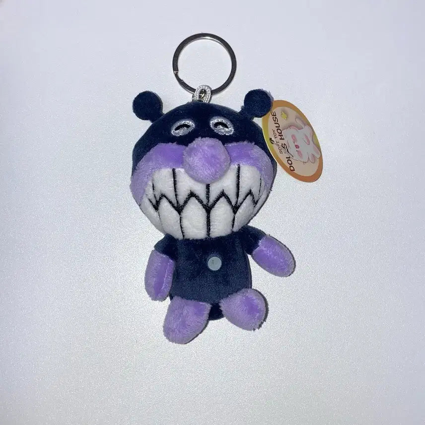 [BUNJANG] Anpanman Baikinman Doll Keychain / 호빵맨 세균맨 인형 키링