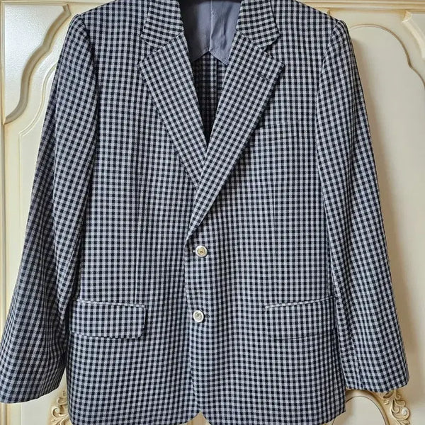 [BUNJANG] Daks Men's Summer Check Jacket / 닥스 체크 남성 여름자켓/실측사진확인