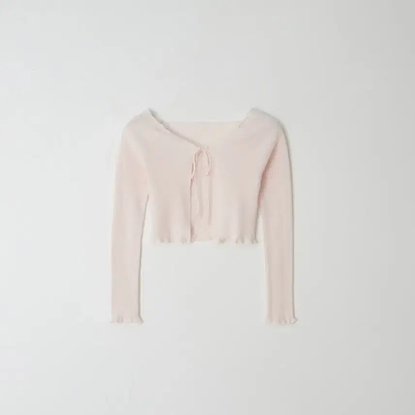 [BUNJANG] Leeds The Wish Mellow Bolero Cardigan Baby Pink / 리즈 leeds 더위시 멜로우 볼레로 가디건 베이비핑크