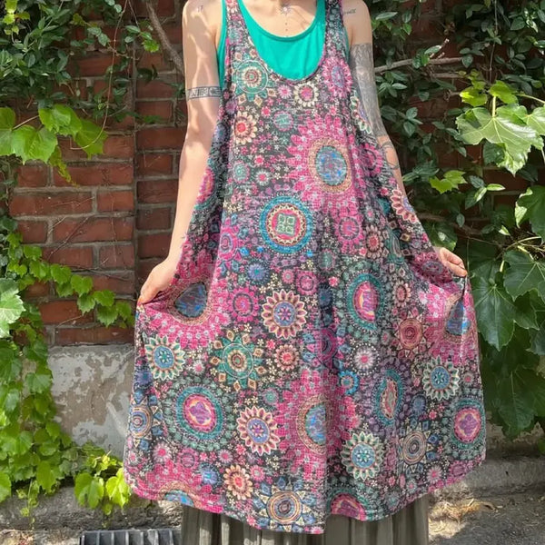 [BUNJANG] Vintage Hippie Oriental Ethnic Titicaca Dress Set / 빈티지 히피 오리엔탈 에스닉 티티카카 원피스 세트