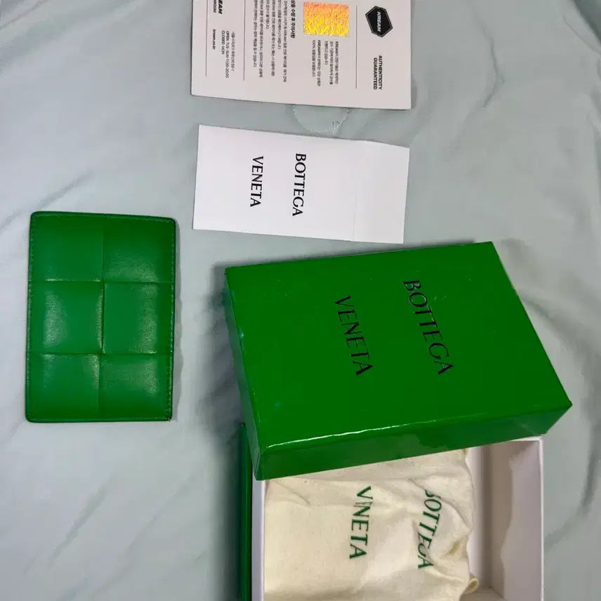[BUNJANG] Bottega Veneta Card Wallet Green / 보테가 베네타 카드 지갑 그린