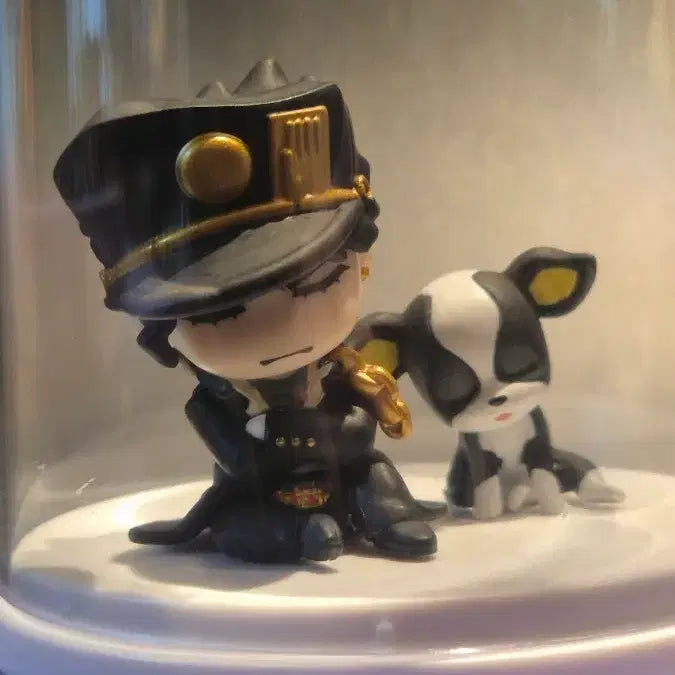 [BUNJANG] JoJo's Bizarre Adventure Jotaro Kujo & Iggy Gacha Figure / 죠죠의 기묘한 모험 쿠죠 죠타로 이기 가챠 피규어