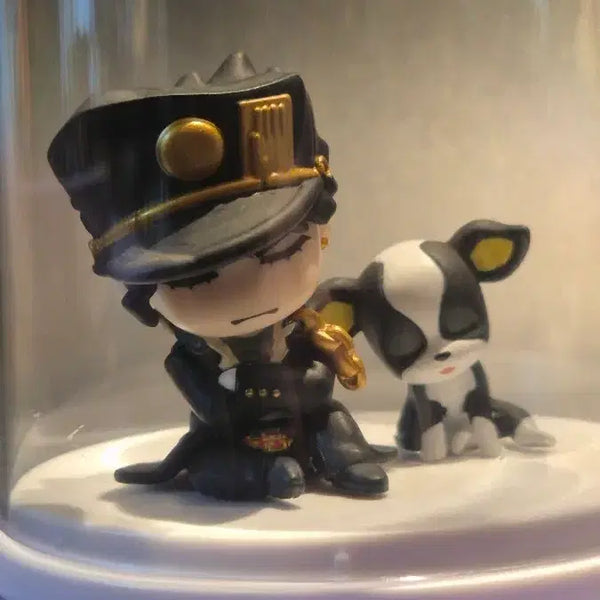 [BUNJANG] JoJo's Bizarre Adventure Jotaro Kujo & Iggy Gacha Figure / 죠죠의 기묘한 모험 쿠죠 죠타로 이기 가챠 피규어