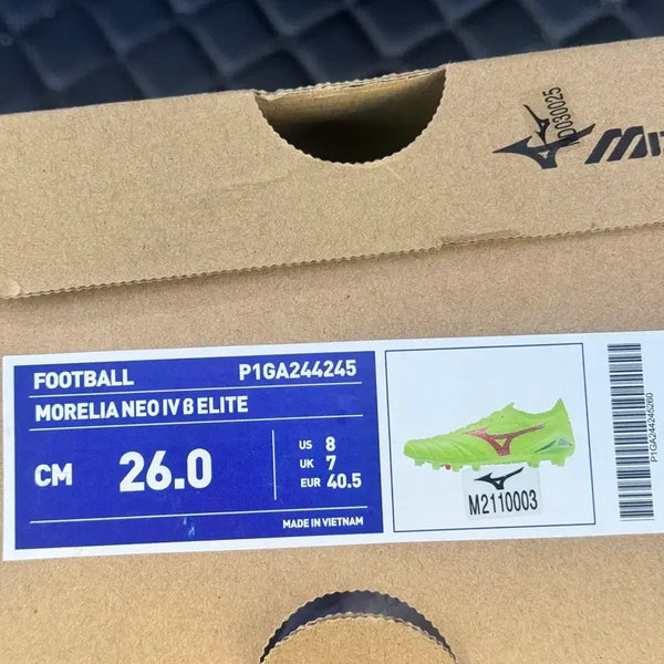 [BUNJANG] Mizuno Morelia Neo Beta IV Elite FG Soccer Cleats (260mm) / 미즈노 모렐리아 네오 베타4 엘리트 260