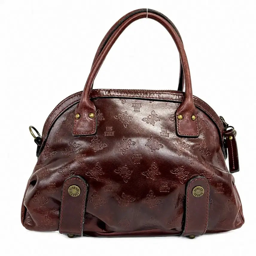 [BUNJANG] Anna Sui Leather Vintage Tote Bag / 안나수이 레더 빈티지 토트백