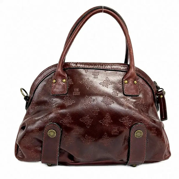 [BUNJANG] Anna Sui Leather Vintage Tote Bag / 안나수이 레더 빈티지 토트백