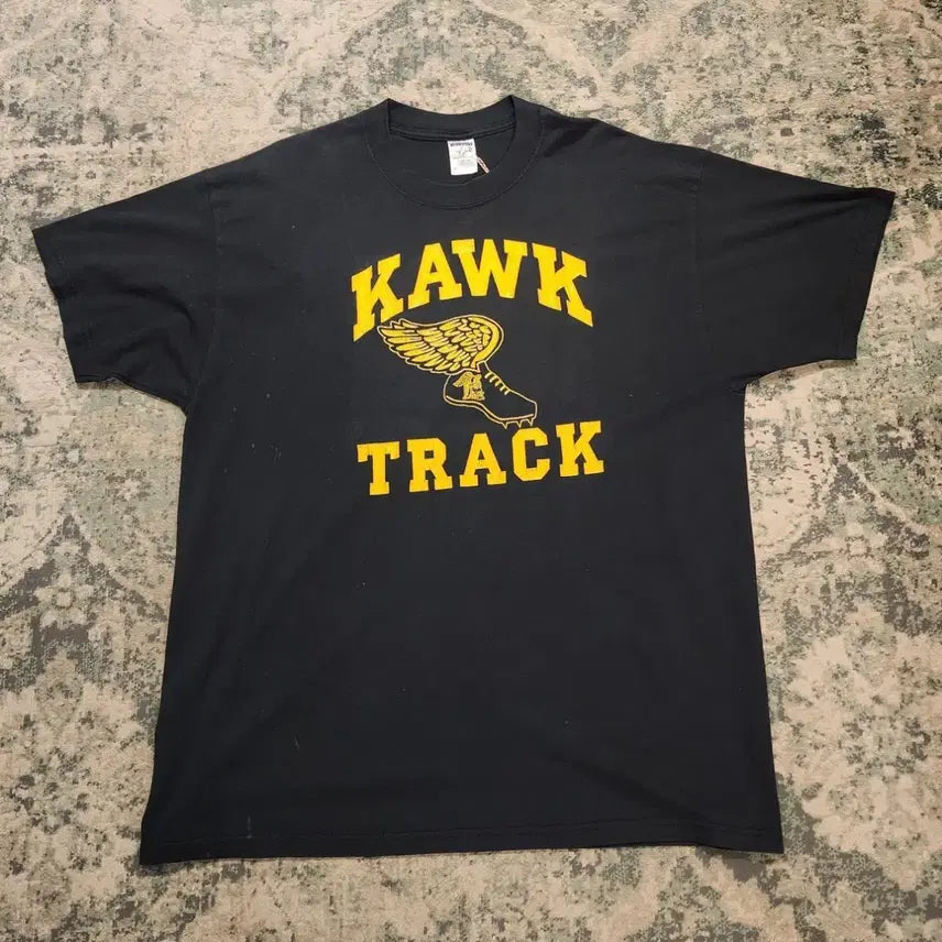 [BUNJANG] Vintage Wingshoes Kawk Track Tee T-Shirt / 빈티지 윙슈즈 반팔티