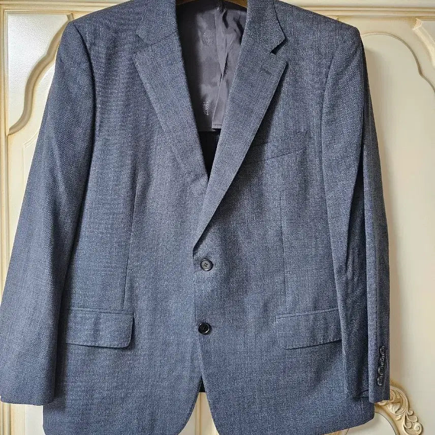 [BUNJANG] Daks Spring/Autumn Grey Jacket 100 / 닥스 춘추 재킷 그레이 100/실측사진확인