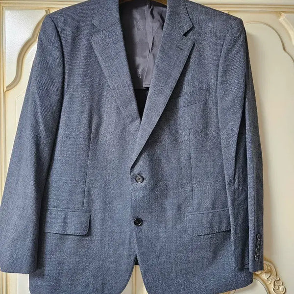 [BUNJANG] Daks Spring/Autumn Grey Jacket 100 / 닥스 춘추 재킷 그레이 100/실측사진확인