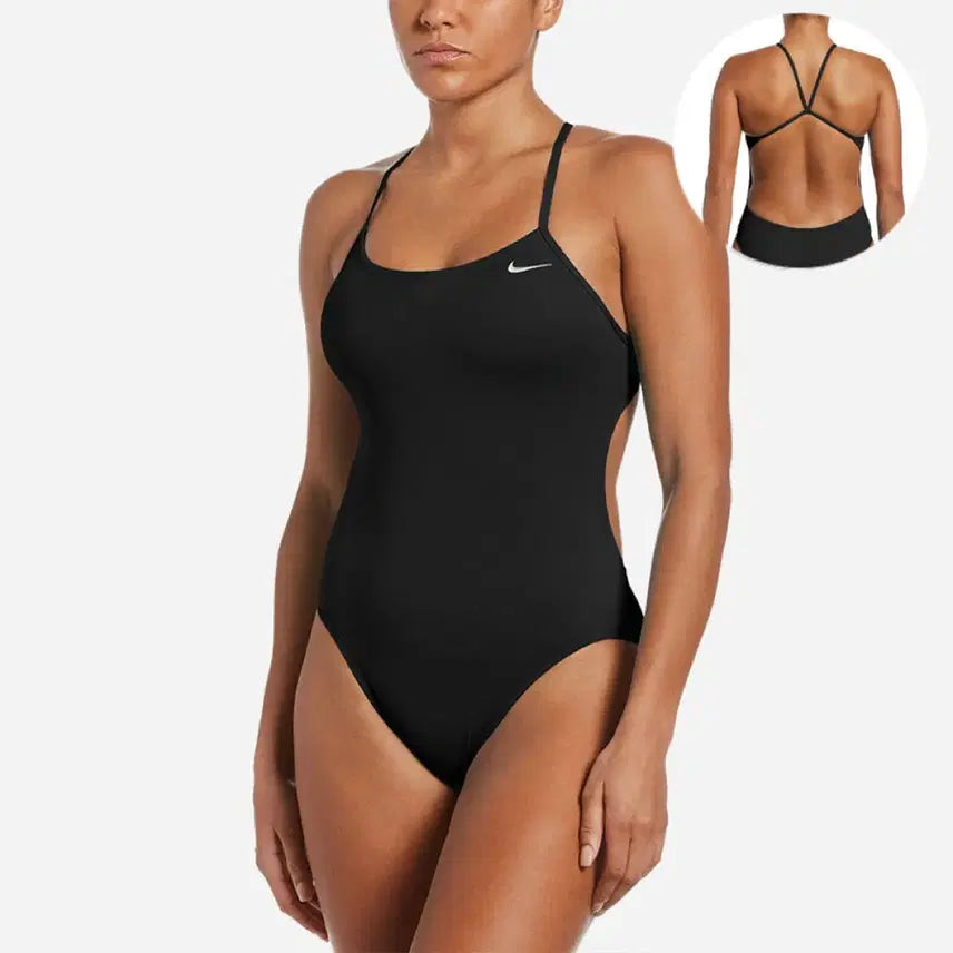 [BUNJANG] Nike Answer Solid Cut-Out Women's Swimsuit Size 26 / 나이키 앤서 솔리드 컷아웃 26