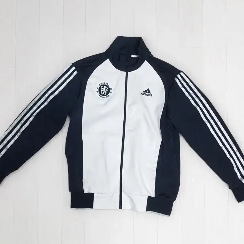 [BUNJANG] Adidas Chelsea FC Track Top Navy White / 아디다스 첼시 FC 트랙탑 네이비 화이트