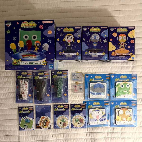 [BUNJANG] Keroro Corps Lottery A, C, E, F Prize Tamama, Keroro, Dororo Bundle Set / (택포18)케로로 군단 쿠지 a상 c상 타마마 e상 쿠루루 f상 도로로 하위상 일괄