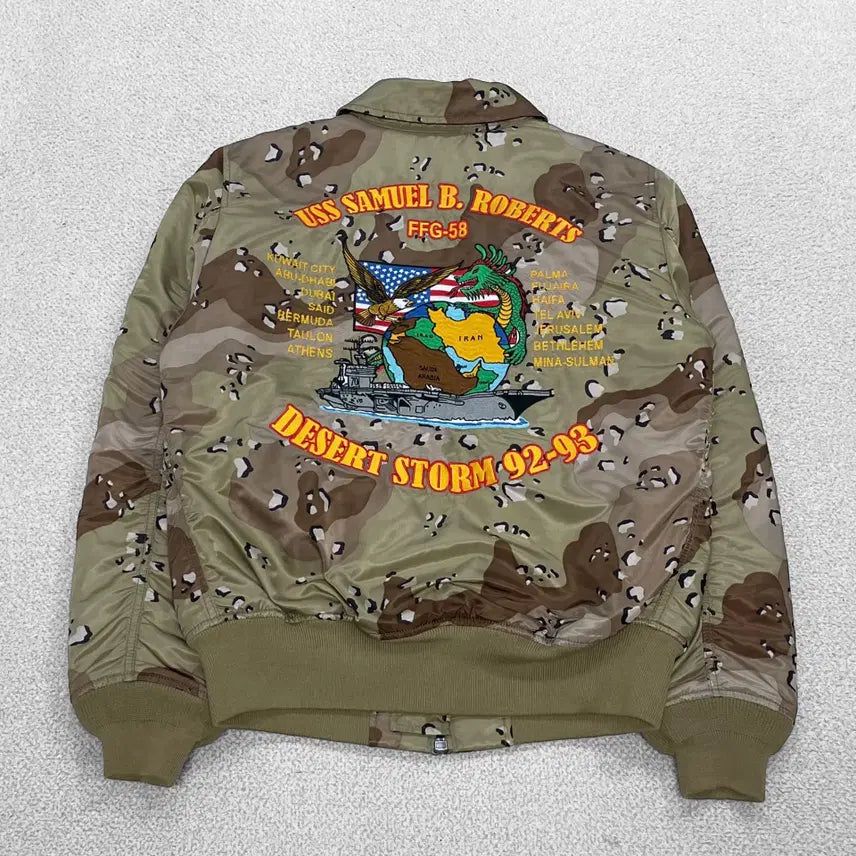 [BUNJANG] Alpha Industries Desert Storm CWU-45 MA-1 Jacket / 알파인더스트리 데저트 스톰 cwu-45 MA-1 자켓