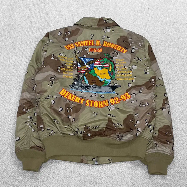 [BUNJANG] Alpha Industries Desert Storm CWU-45 MA-1 Jacket / 알파인더스트리 데저트 스톰 cwu-45 MA-1 자켓