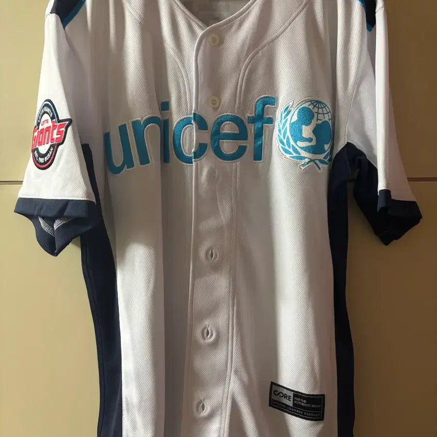 [BUNJANG] Lotte Giants 2024 Core UNICEF Authentic Uniform - Jeong Hyeon-su (Size 100) / 최종가격) 롯데자이언츠 24 코어 유니세프 어센틱 유니폼 정현수