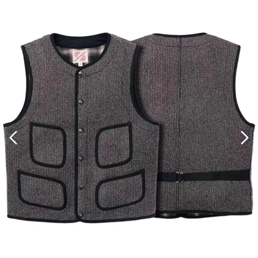 [BUNJANG] Ray Work Salt & Pepper Vest Size 56 (105-110) / Ray work 솔트 앤 페퍼 베스트 56사이즈(105-110)
