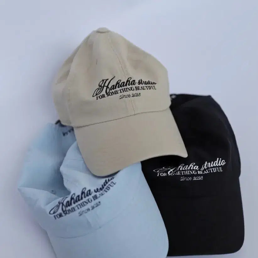 [BUNJANG] Hahahaha Studio Beige Ball Cap / 하하하스튜디오 볼캡 베이지 팝니다