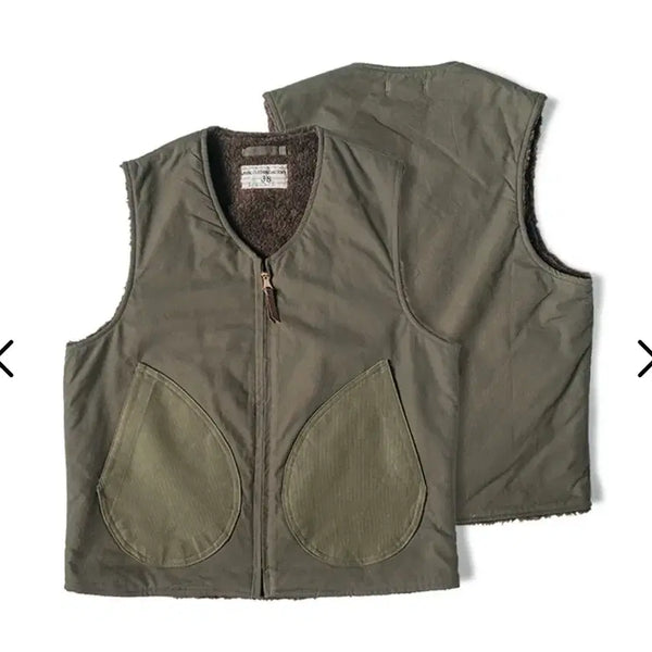 [BUNJANG] Bronson USMC Wool Pile Liner Vest 2XL / 브론슨 usmc 울파일 라이너베스트 2xl