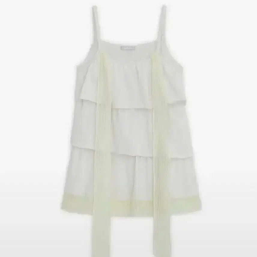 [BUNJANG] Hug Yours Skin Scarf Sleeveless White / 급처) 허그유어스킨 스카프 슬리브리스 화이트