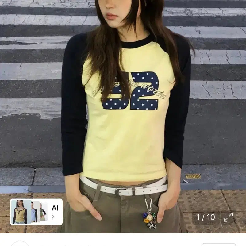 [BUNJANG] AMES WORLDWIDE Long Sleeve / 아메스 월드와이드 롱슬리브 팝니당