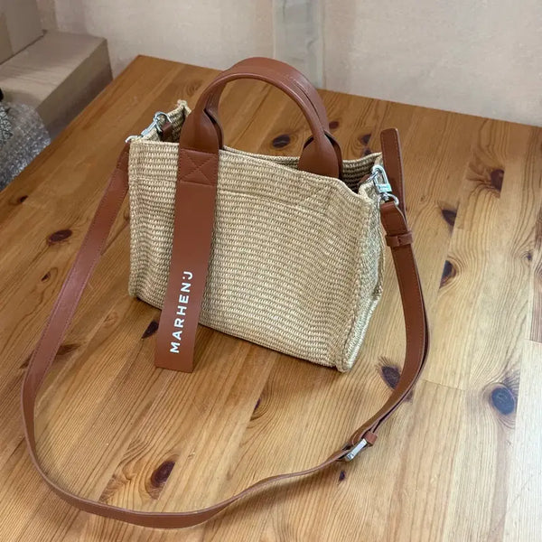 [BUNJANG] Marhen.J Rattan Rico Bag Mini Tote Shoulder Bag / 마르헨제이 라탄 리코백 미니 여성 가방 토트백 숄더백